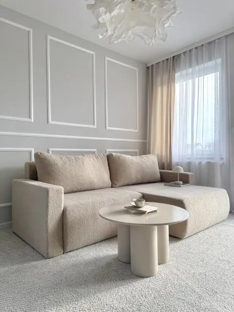 beżowy narożnik Bergamo boucle Lambi 06