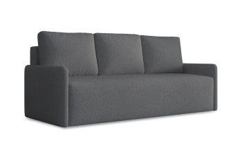 Kanapa Flavio z funkcją spania w tkaninie boucle Lambi, welurze i sztruksie