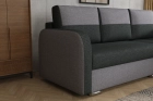 Narożnik Tores sofa rozkładana z funkcją spania w wytrzymałej tkaninie Inari