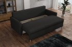 Kanapa Skandynawska minimalistyczna sofa rozkładana z funkcją spania w tkaninie welurowej