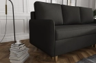 Narożnik Milano sofa rozkładana z funkcją spania w tkaninie welurowej