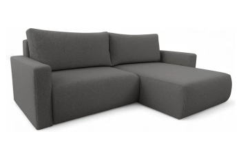 Komfortowy narożnik Bergamo z funkcją spania, sofa z pojemnikiem na pościel