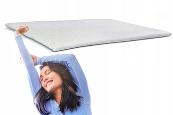 Materac piankowy topper 195x145 cm do kanap z bokami