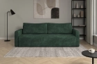Kanapa sofa 3-osobowa z funkcją spania Bergamo butelkowa zieleń Poso