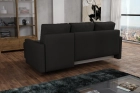 Narożnik Skandynawski sofa rozkładana z funkcją spania w delikatnej tkaninie welurowej