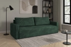 Kanapa sofa 3-osobowa z funkcją spania Bergamo butelkowa zieleń Poso