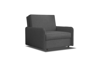 Amerykanka Alex 1 jednoosobowa rozkładana sofa z funkcją spania w tkaninie boucle