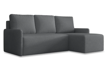 Narożnik Flavio z funkcją spania w tkaninach boucle, sztruks, welur