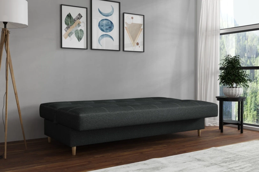 Wersalka z funkcją spania sofa Nadia plecionka, sztruks, boucle, welur