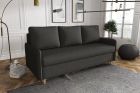 Kanapa Milano sofa rozkładana z funkcją spania w delikatnej tkaninie welurowej