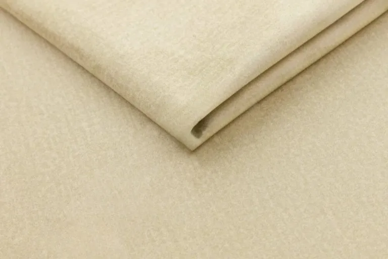 Sofa rozkładana amerykanka 2-osobowa welurowa beżowa Luna 2 Monolith