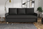 Kanapa Milano sofa rozkładana z funkcją spania w delikatnej tkaninie welurowej