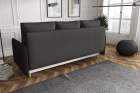 Kanapa Milano sofa rozkładana z funkcją spania w delikatnej tkaninie welurowej