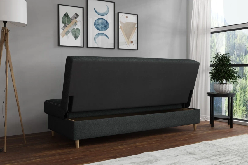 Wersalka z funkcją spania sofa Nadia plecionka, sztruks, boucle, welur