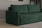 Kanapa sofa 3-osobowa z funkcją spania Bergamo butelkowa zieleń Poso