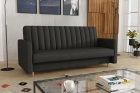 Wersalka Gabi trzyosobowa sofa z funkcją spania w delikatnej tkaninie welurowej