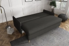 Kanapa Milano sofa rozkładana z funkcją spania w delikatnej tkaninie welurowej
