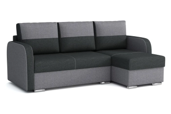 Narożnik Tores sofa rozkładana z funkcją spania w wytrzymałej tkaninie Inari