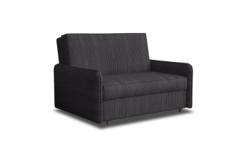Amerykanka Alex 2 rozkładana sofa z funkcją spania w tkaninie welurowej Poso