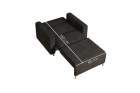Sofa amerykanka 1-osobowa szara rozkładana do spania Luna 1 Monolith