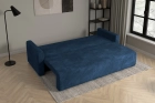 Granatowa rozkładana kanapa sofa do salonu Bergamo sztruks Poso