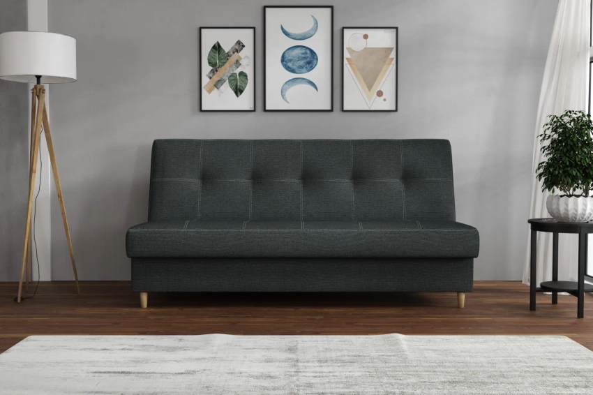 Wersalka z funkcją spania sofa Nadia plecionka, sztruks, boucle, welur
