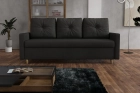 Kanapa Skandynawska minimalistyczna sofa rozkładana z funkcją spania w tkaninie welurowej