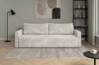 Kremowa kanapa sofa do salonu z funkcją spania Bergamo sztruks Poso