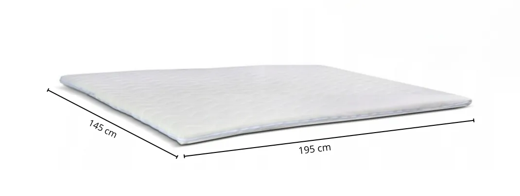 TOPPER 195 x 145 CM <br>DO KANAP Z BOCZKAMI